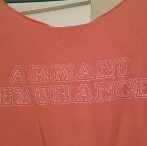Beautiful, Coral color, rouched Armani shirt.